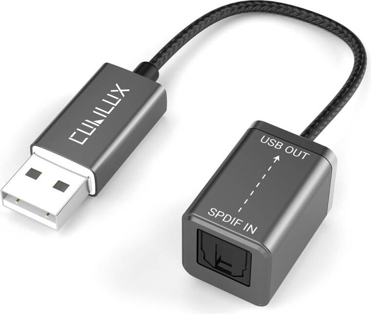 Cubilux USB A SPDIF Input Adapter