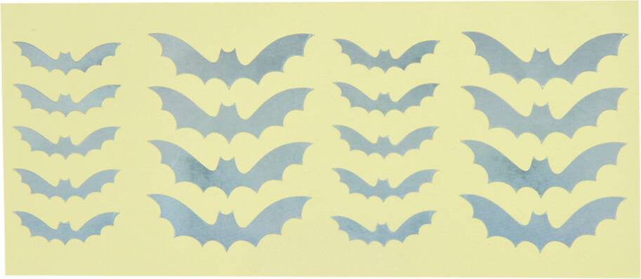 Bat Pattern Guitar Fretboard Decor Inlay Stickers