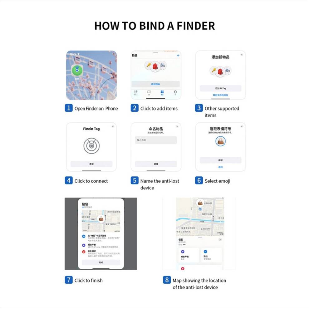 Gps tag tracker GPS Tracker Smart Tag Bluetooth Locator