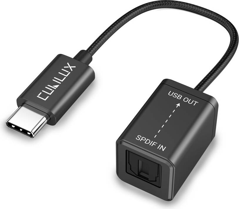 Cubilux USB C Optical Audio Capture Adapter