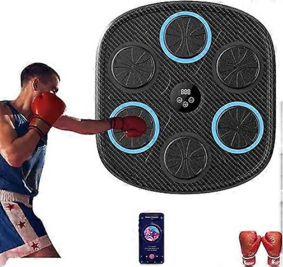 Boxing Bluetooth Wall Mounted Music Boxing Machine Set