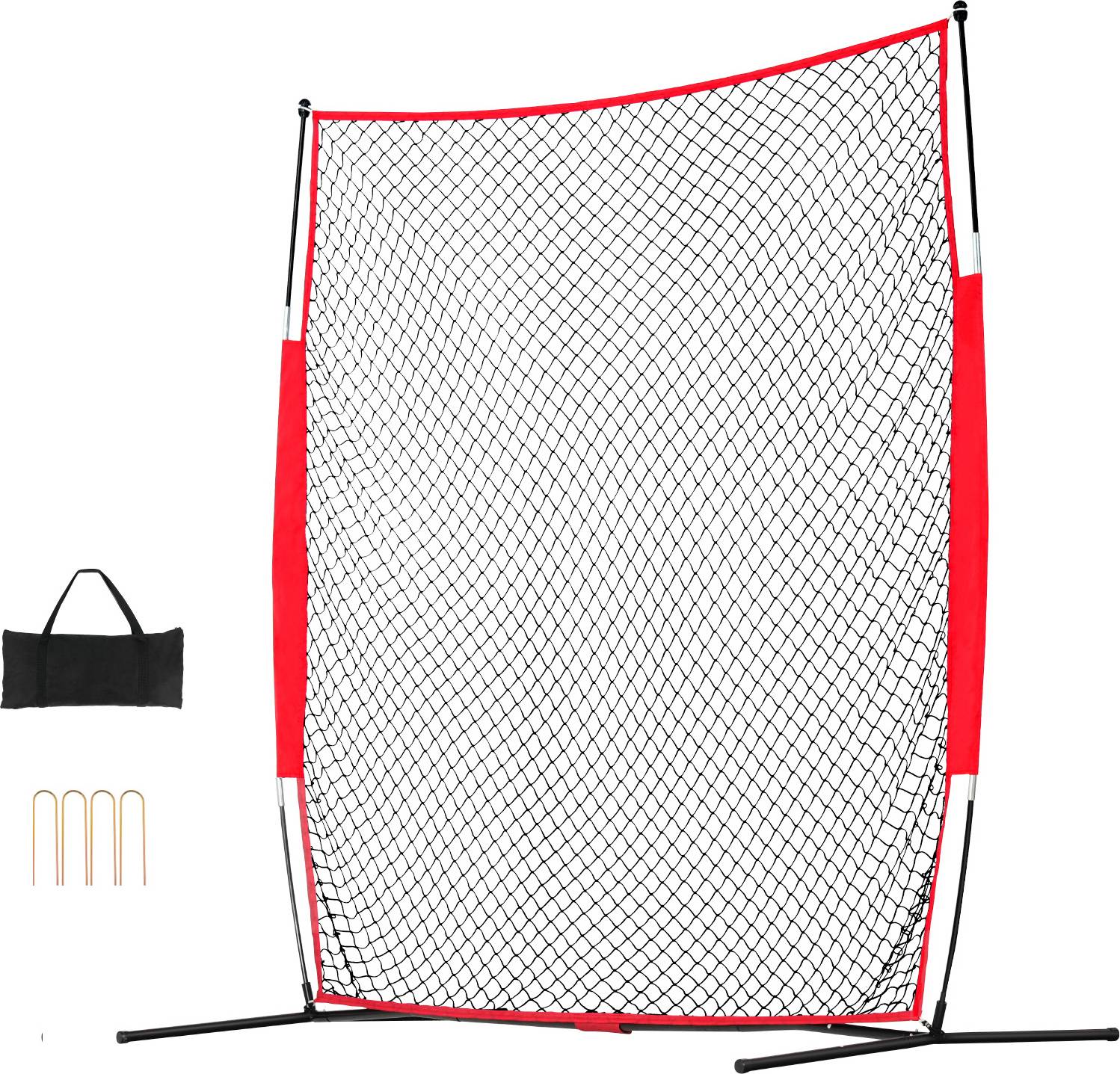 Filet Backstop 7x7 Ft Portable Baseball