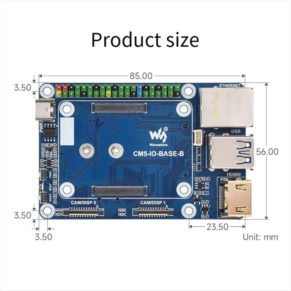 Typecat Mini Base Board CM5 Expansion B-Type