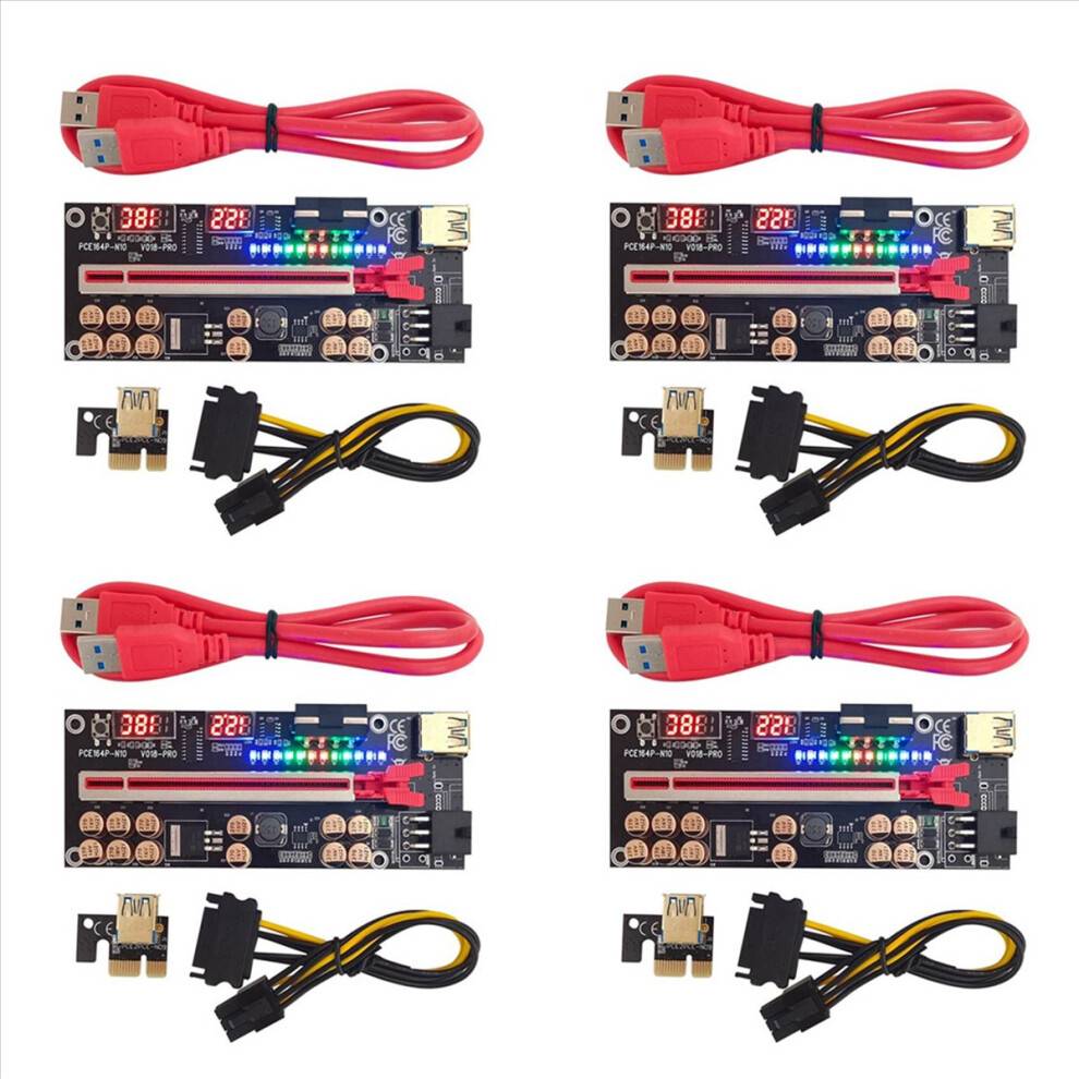 VER018 PRO PCI-E Riser Card USB 3.0 Cable