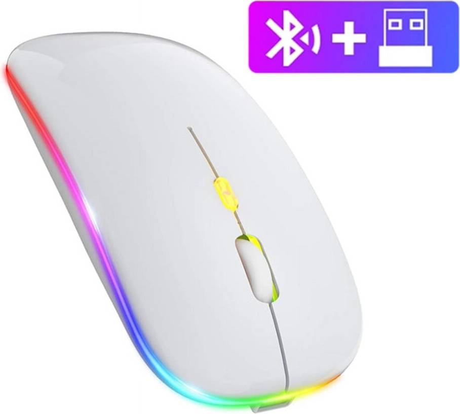 Bluetooth Wireless USB Rechargeable RGB Mouse
