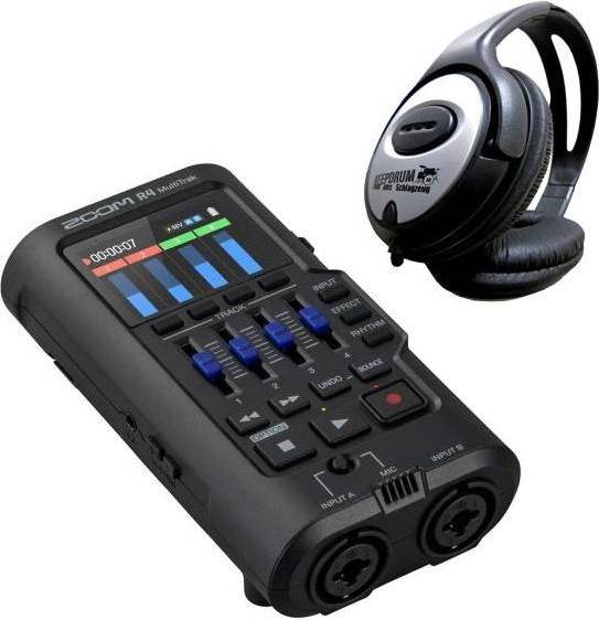 Zoom audio recorder Zoom R4 MultiTrak Audio Recorder Mit Kopfhörer