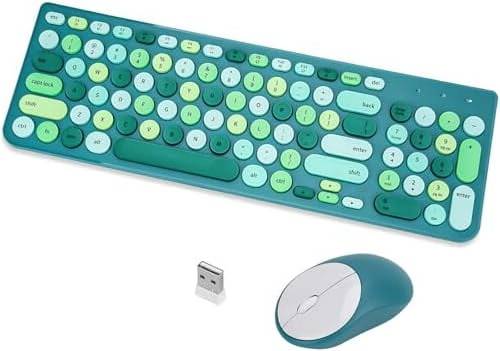 Retro Typewriter Wireless Keyboard Mouse Combo
