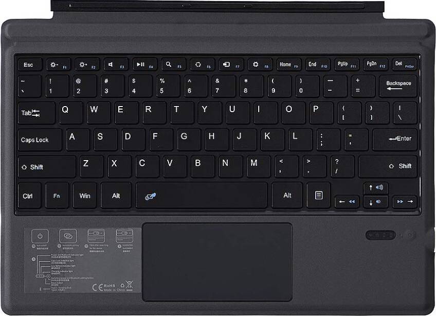 Wireless Slim Bluetooth Keyboard 12.2 Inch