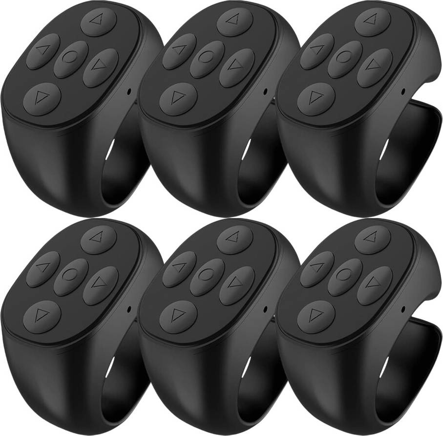 Bluetooth remote Fingertip Wireless Bluetooth Remote Control 6Pc