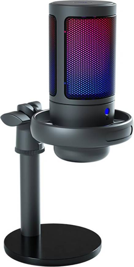 USB Condenser Microphone with RGB Lighting