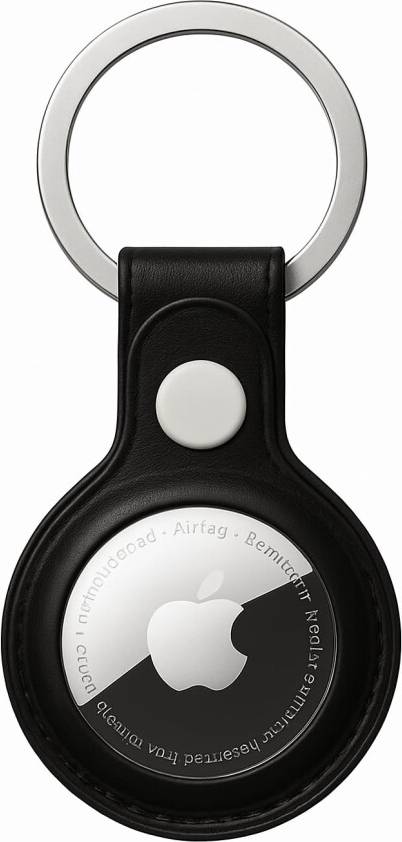 Leather AirTag Keyring Case