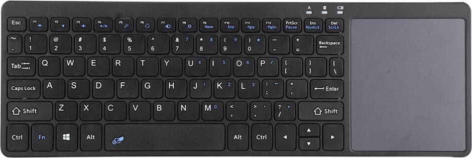 Multi-Device Wireless Keyboard With Touchpad