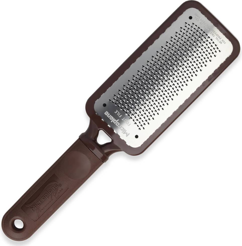 Microplane Colossal Pedicure File Foot Rasp Brown