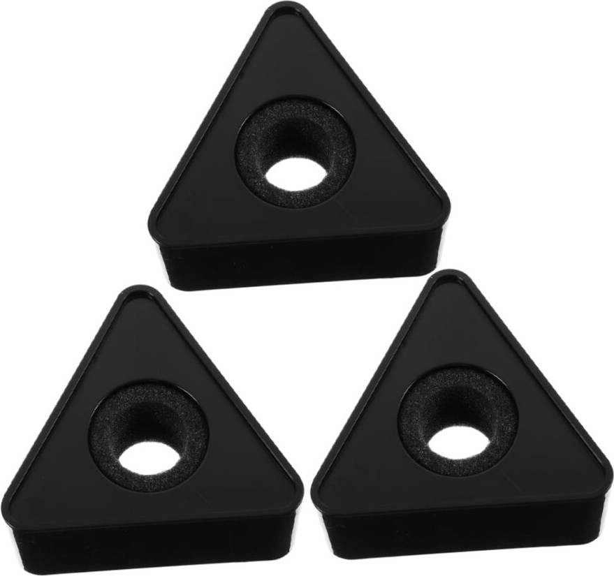 3Piece Triangular Microphone Flags Set