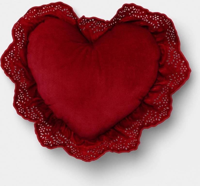 Threshold Valentine's Day Ruffled Heart Pillow Insert