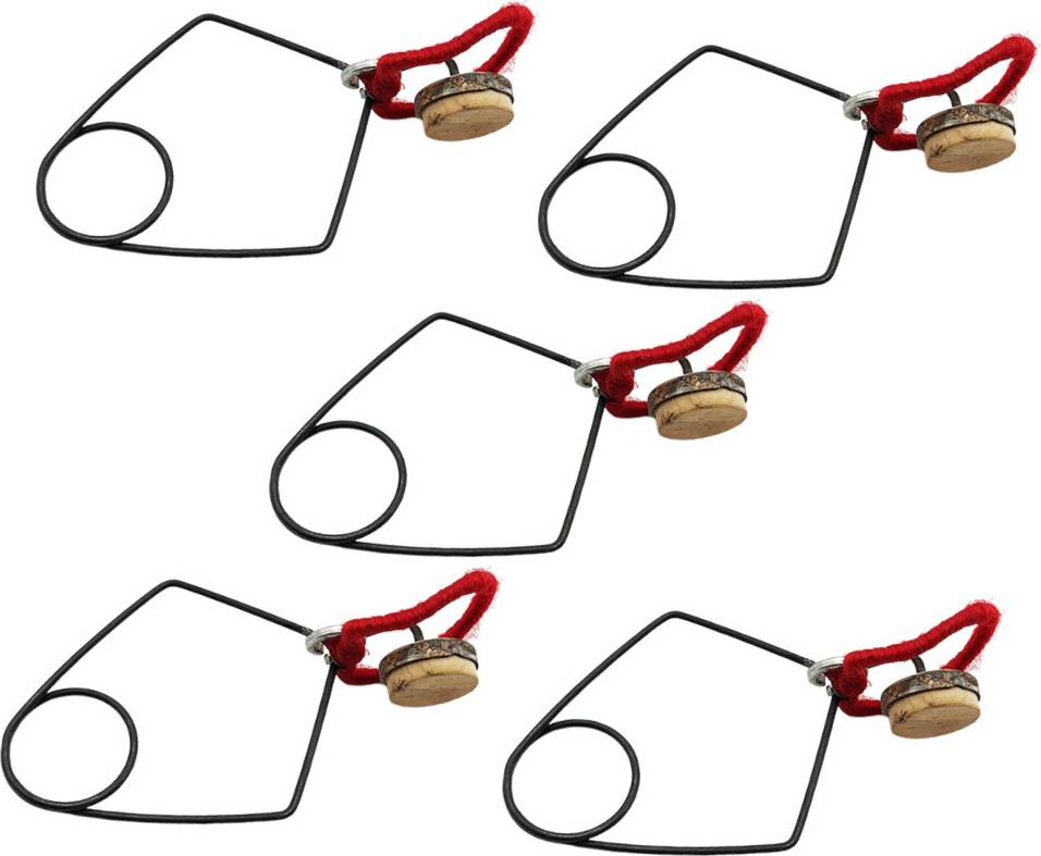 5Pcs Flute Button Key Pad Clips