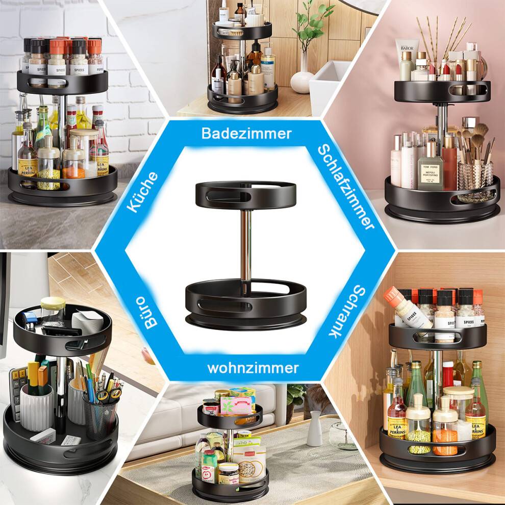 Lazy susan cabinet Decorative Lazy Susan Turntable Rotating Spice Rack