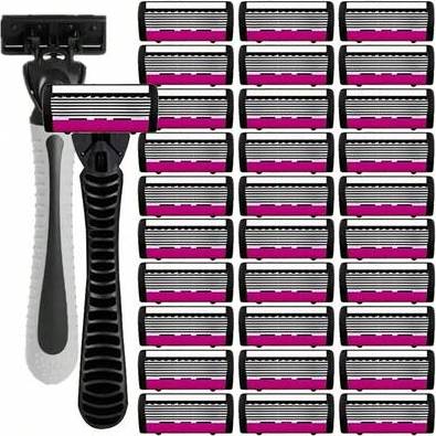 Shein 6-Layer Manual Shaving Razor Set