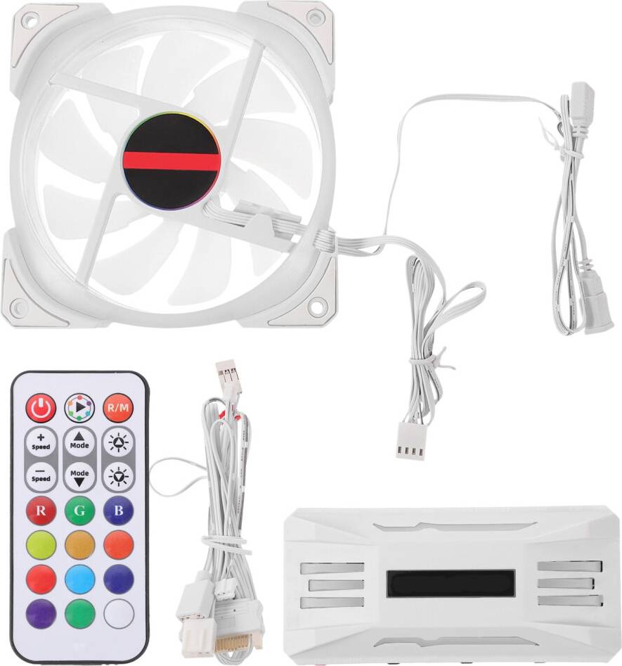 RGB Wireless PC Case Fans with LED Controller