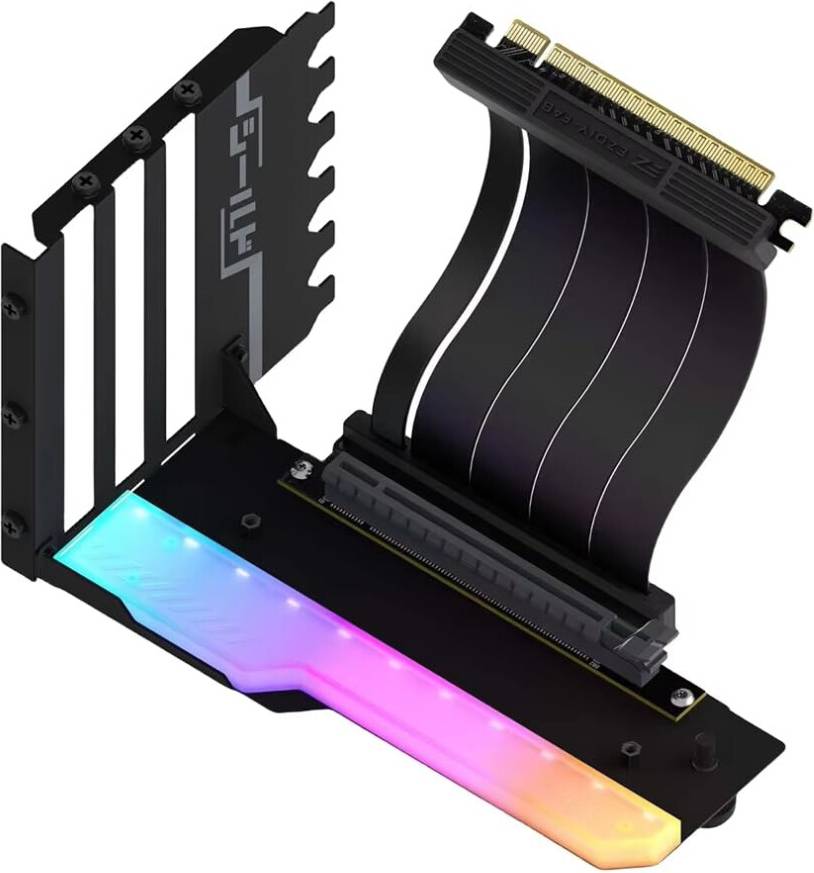 Vertical gpu bracket Vertical GPU Mounting Bracket PCIE 4.0 X16 Riser Cable