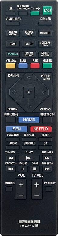 Système AV Télécommande Home Cinéma RM-ADP070