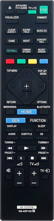Sony Système AV Télécommande Home Cinéma RM-ADP070