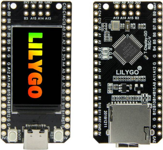 Greenzech T-Display-GD32 RISC-V 32-Bit Core Minimal Development Board
