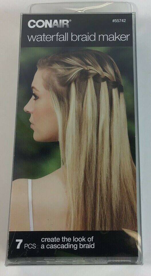 Braid in hair extensions Conair Waterfall Braid Maker 7 Piece Kit