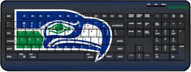Keyscaper Throwback Seattle Seahawks Wireless Keyboard