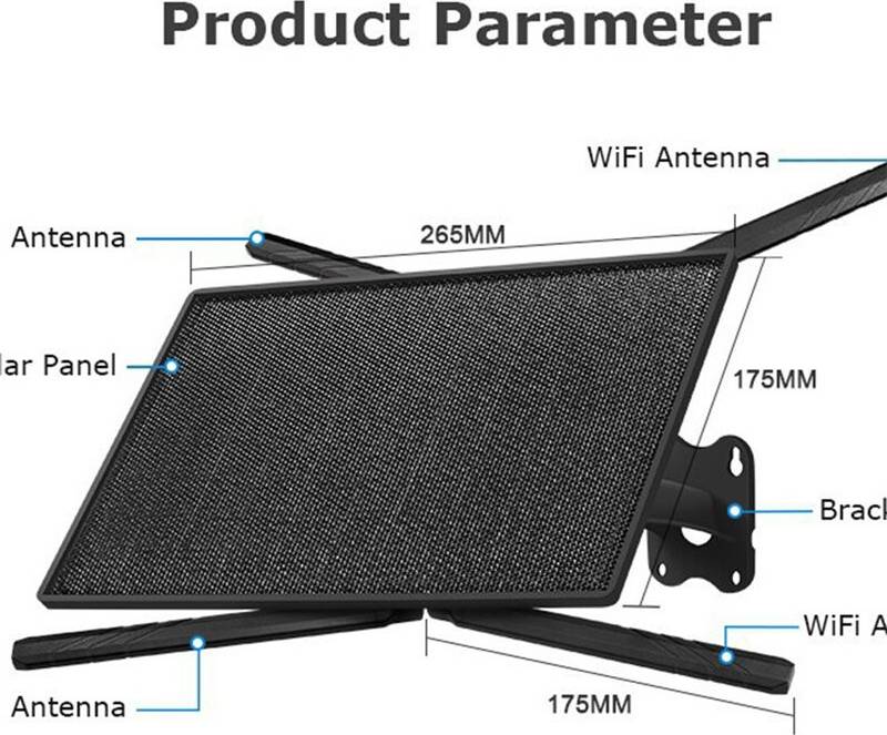 4g router sim Zandona Router Solare Scheda SIM 4G 10W