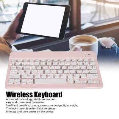 Pink Wireless Keyboard