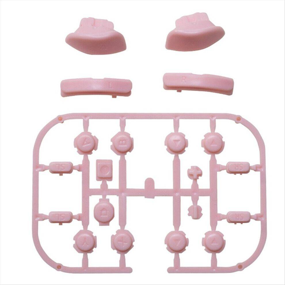 Pink Replacement Buttons JoyCon Model Full Set