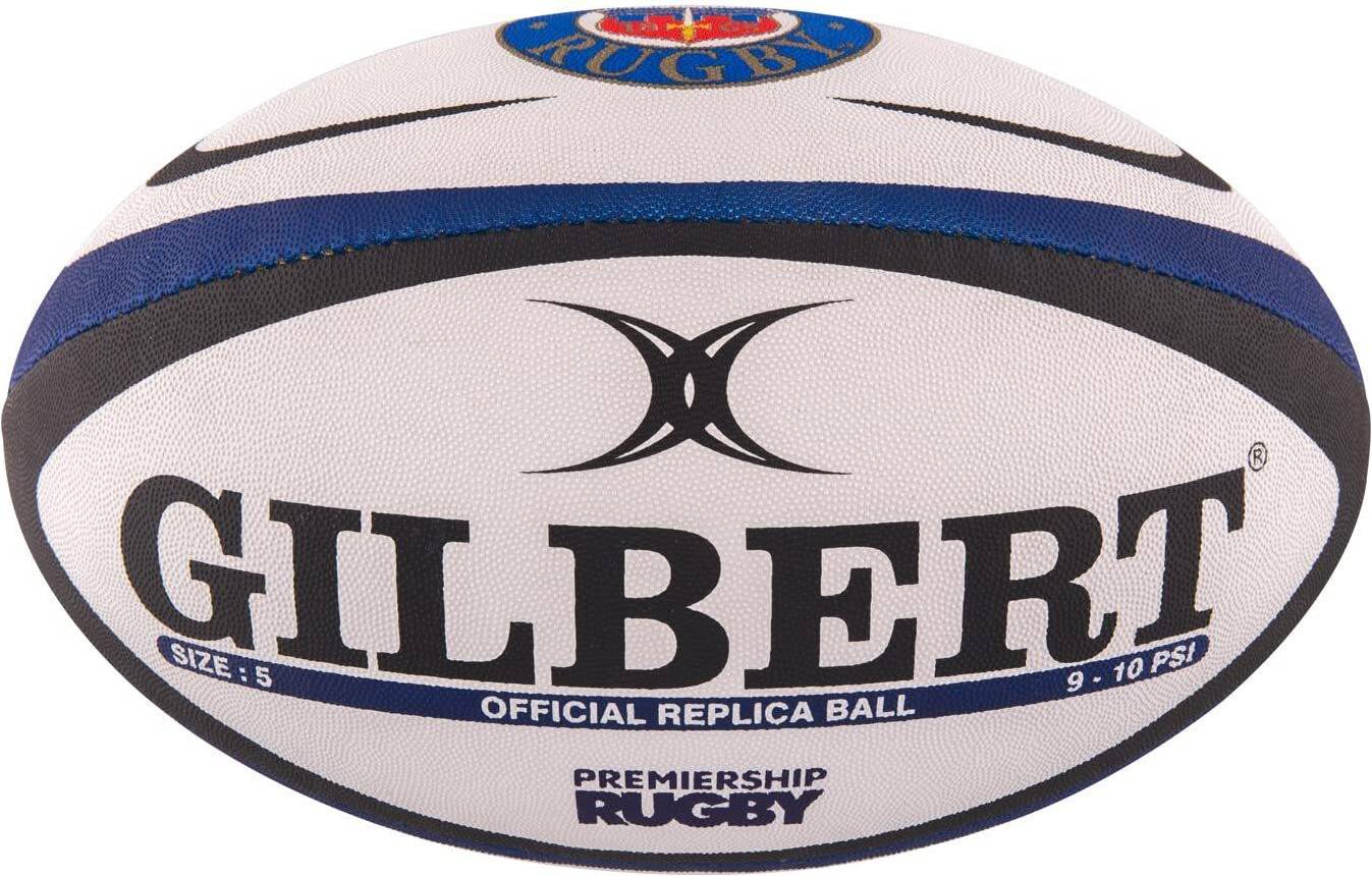 Mini Pallone Rugby Bath Biancoblu