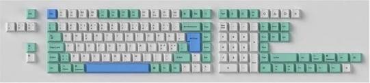 PBT Full Keycap Set - Iceberg