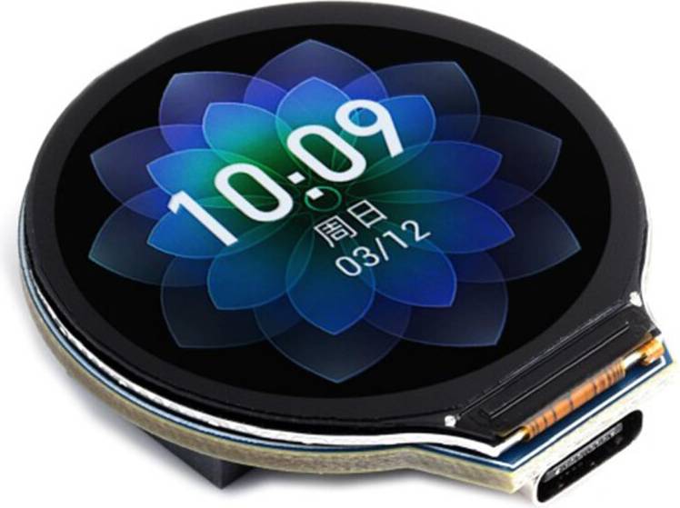 Round AMOLED Display Module for Smartwatch