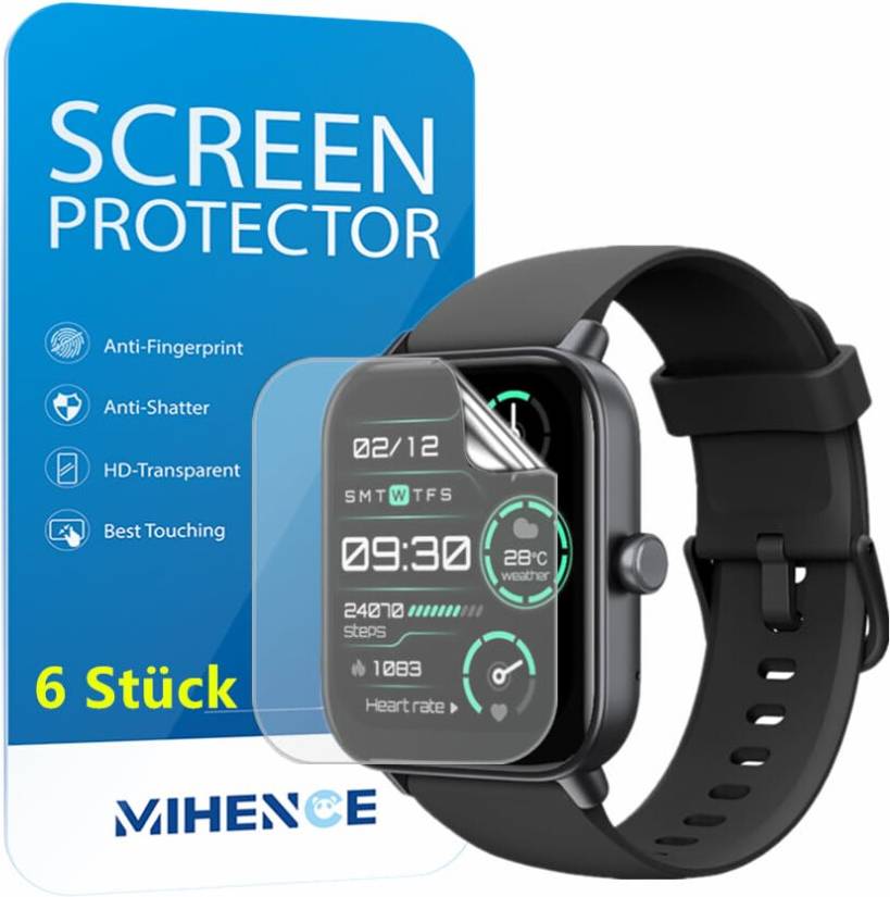 TPU HD Screen Protector Compatible with IDW19 Smartwatch