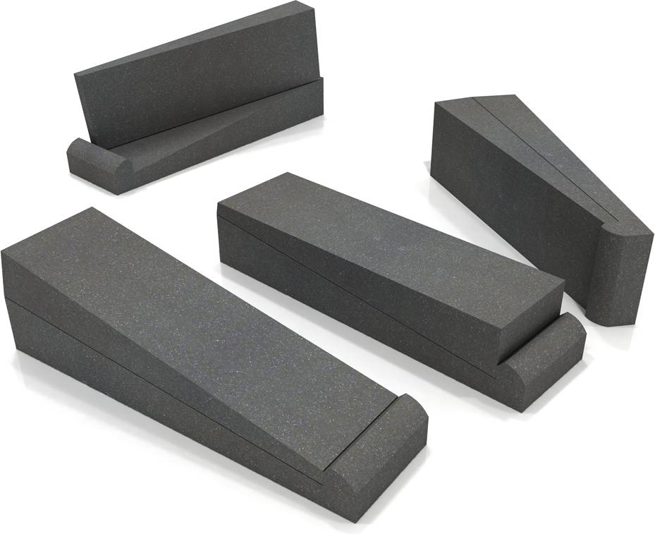 Generic Split Monitor Isolation Pads Pair
