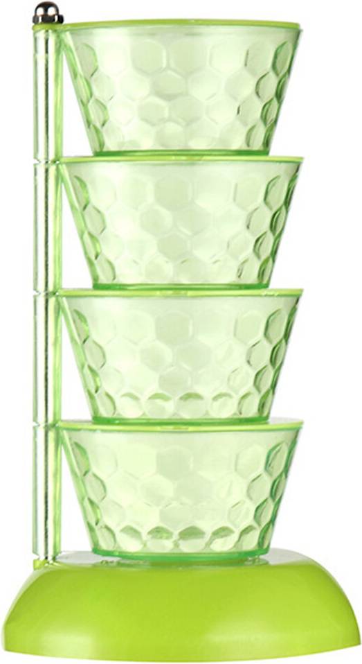 VILLCASE Spice Rack Organizer Reusable Plastic