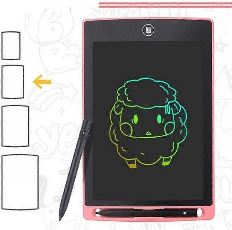 8.5 Inch Pink Electronic Drawing Tablet