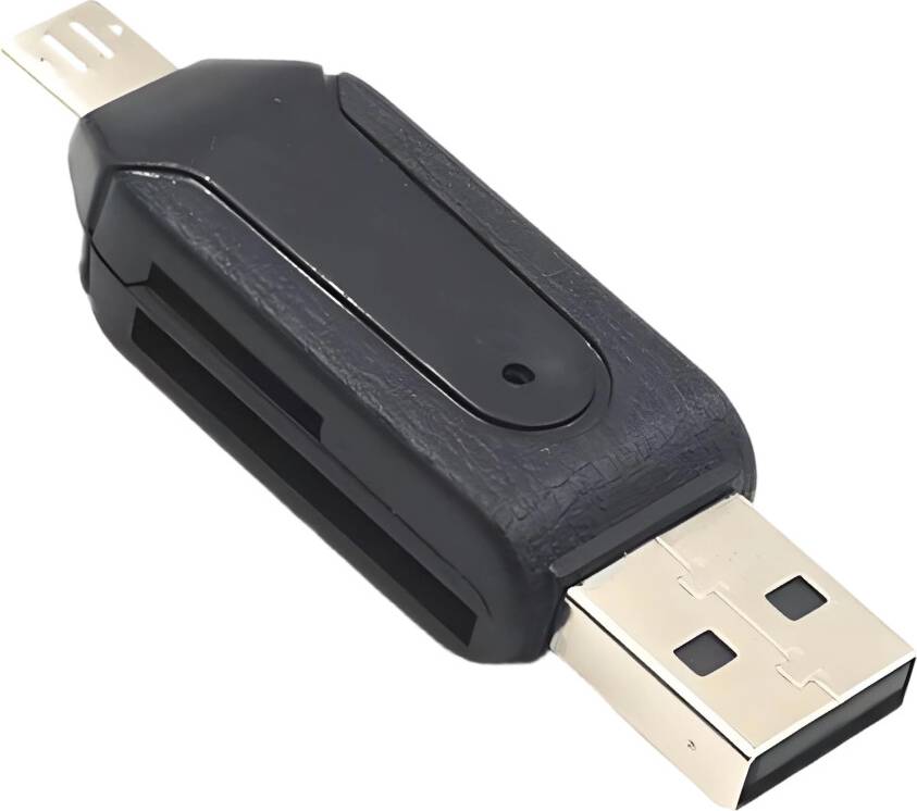 USB-C USB 2.0 Dual Card Reader