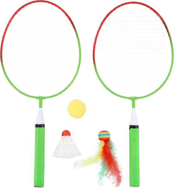 Badminton set Northix Badminton Set 2 Rackets Shuttlecocks Balls