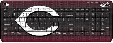 Keyscaper Cincinnati Reds Wireless Keyboard