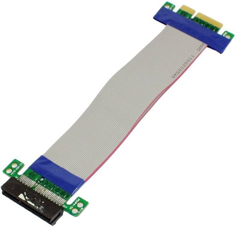 PCI-E 4x Kortplats Riser Card Extension