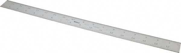 Steel Rule 18 OAL 5R Graduation Rigid 1-3/16 OAW