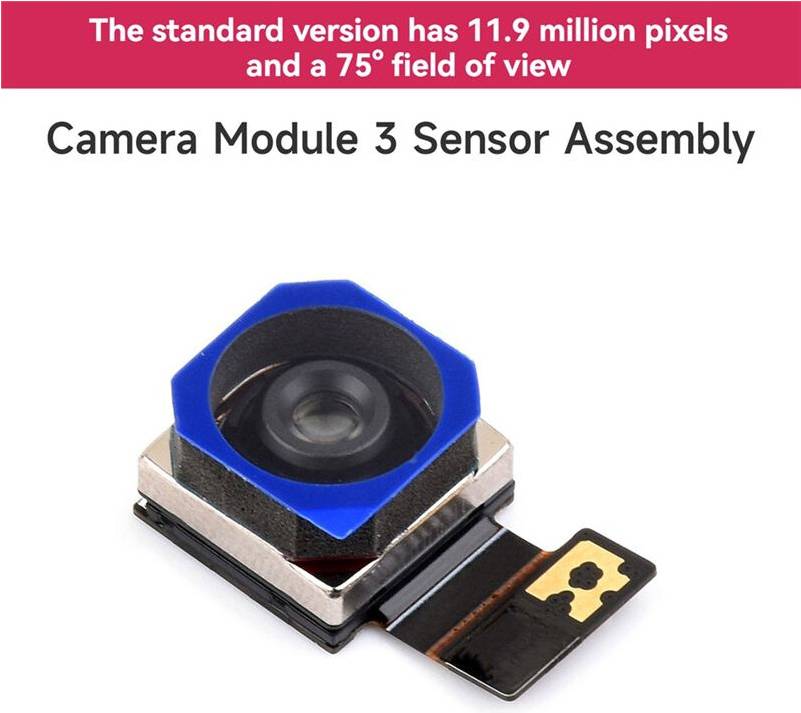 Raspberry Pi Camera Module 3 Sensor Assembly