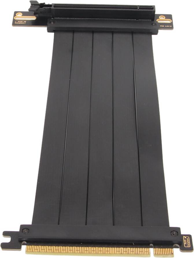 90 PCIE 4.0 X16 Riser Flexible GPU Cable