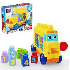 Mega Bloks First Builders Build Count Bus Set