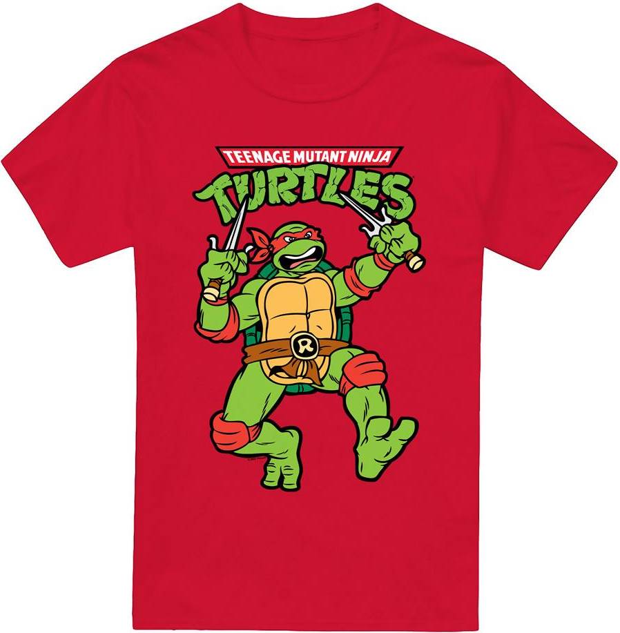 Herr Raphael Retro T-shirt - Röd