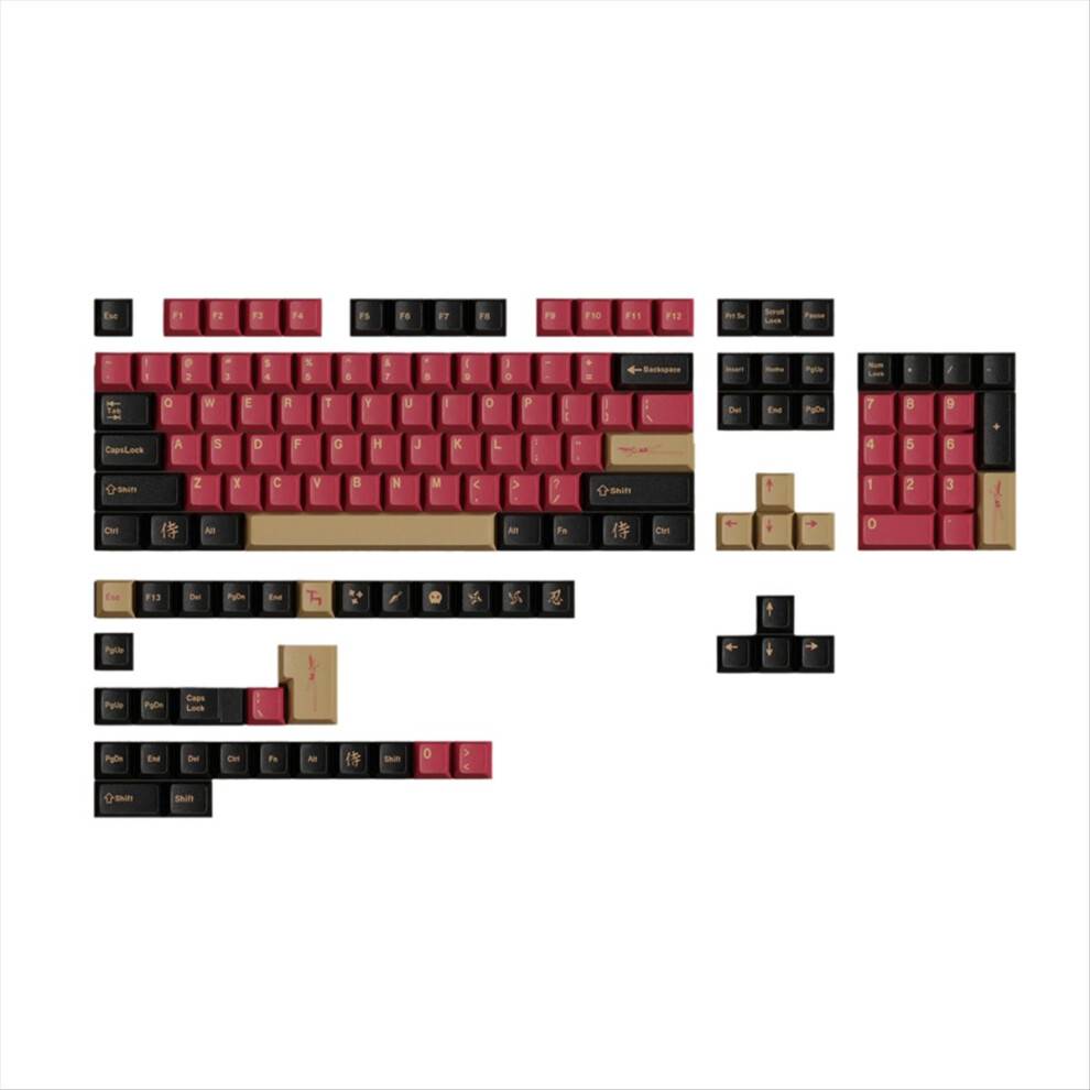 Red Samurai Big Set Keycaps