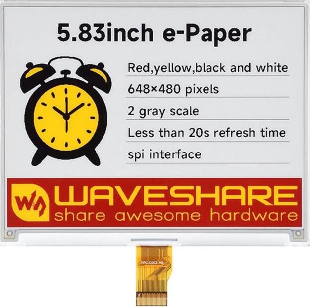 Eink 5.83-Inch 40Pin E-Ink Screen E-Paper